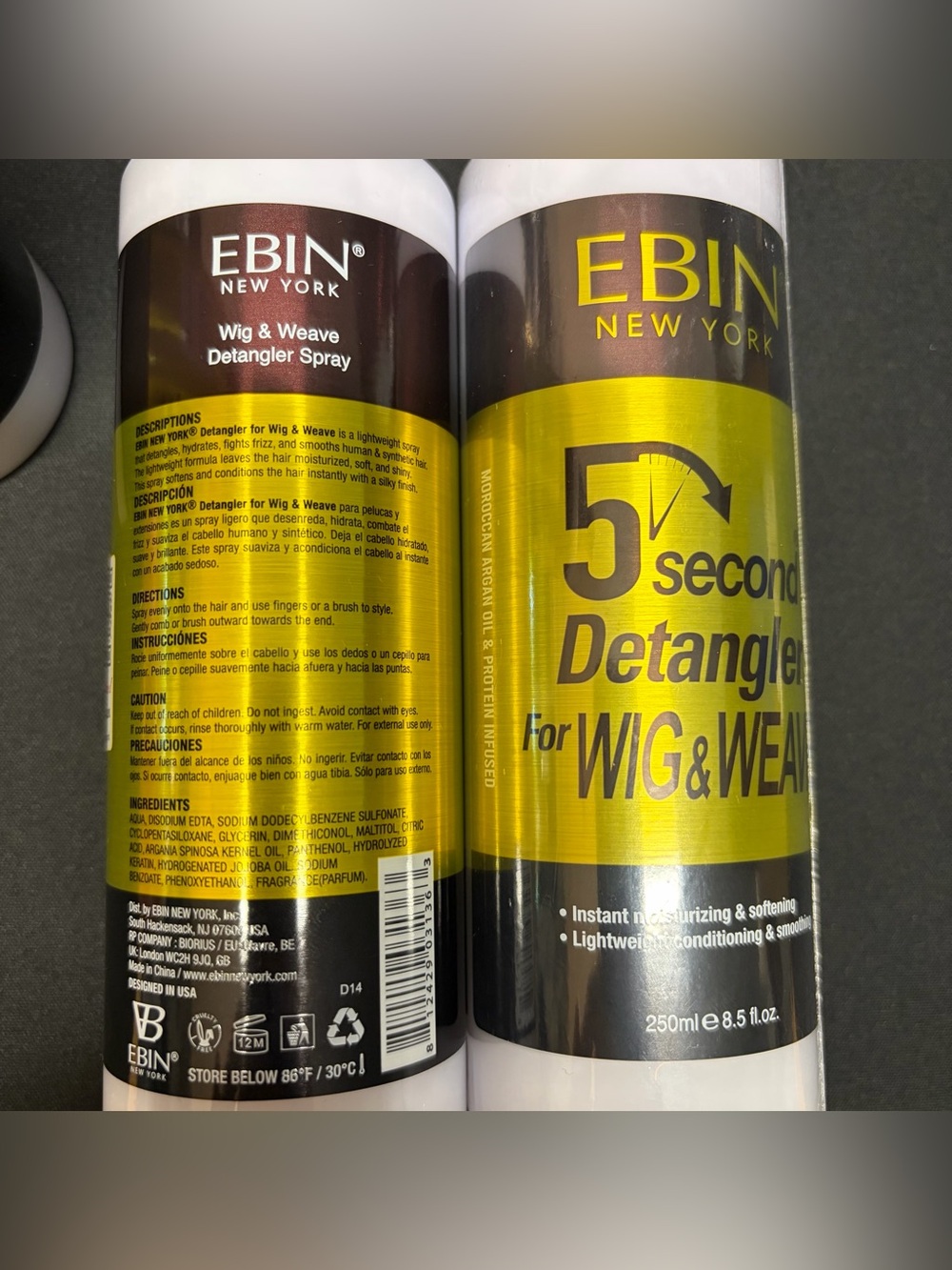 Lot of 3 Ebin New York 5 Second Detangler for Wig & Weave - Picture 2 of 2